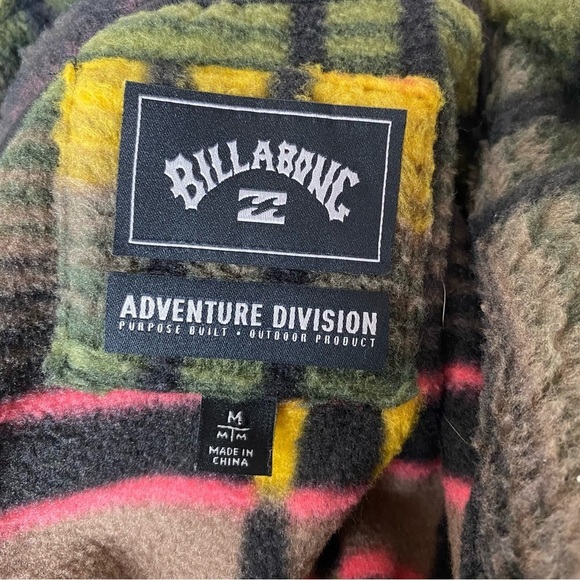 BILLABONG Men’s Boundary Mock Neck Fleece Pullover in Raven size Medium - Picture 9 of 10